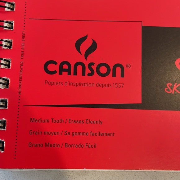 Canson XL Sketch Book - Red/Black - Picture 2 of 8